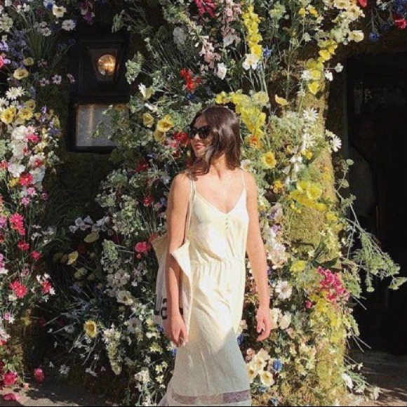 Aritzia Little Moon Cream Sundress - Picture 2 of 7